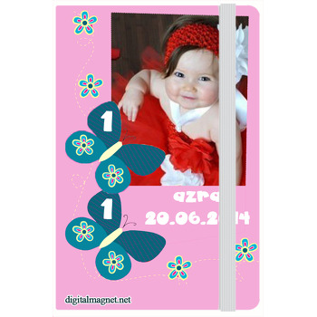 Kelebekli Kişiye Anı Özel Defter
