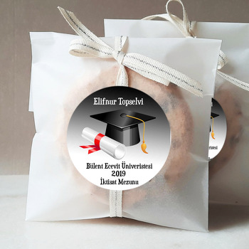 Kep Diploma Mezuniyet Temalı Sticker