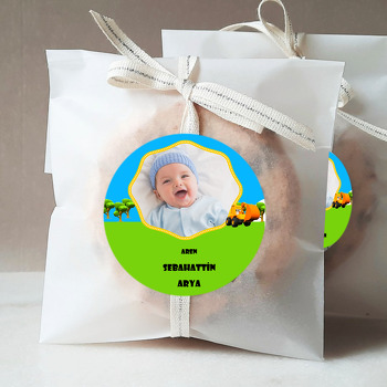Kepçe Temalı Resimli Sticker