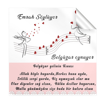 Kına Gecesi  Kare Etiket