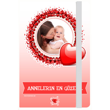 Kırmızı Kalpli Kişiye Anı Özel Defter