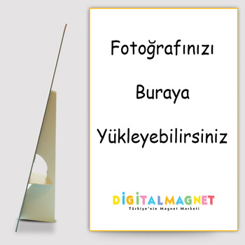 Kişiye Özel Fotoğrafınızdan Baskılı Ayaklı Ahşap Pano