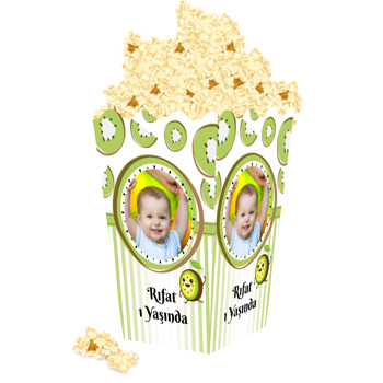 Kivi Temalı Popcorn Kutusu