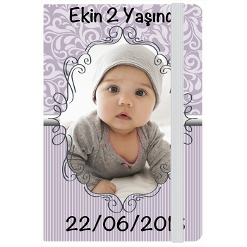 Kız Bebek Temalı Doğum Günü Kişiye Anı Özel Defter