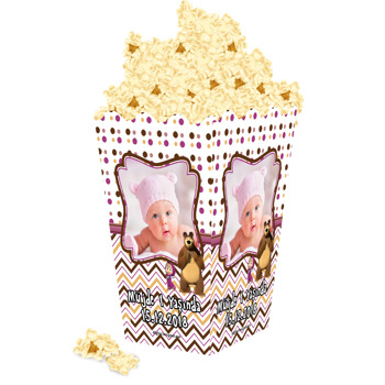Koca Ayı Temalı Popcorn Kutusu
