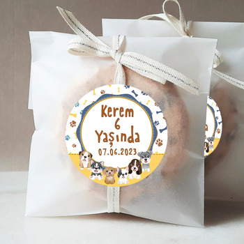 Köpek Dostu Temalı Sticker
