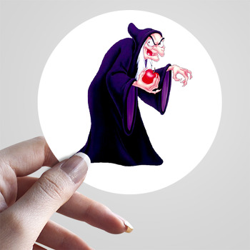 Kötü Cadı Temalı Sticker