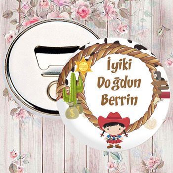 Kovboy Temalı Magnet Açacak