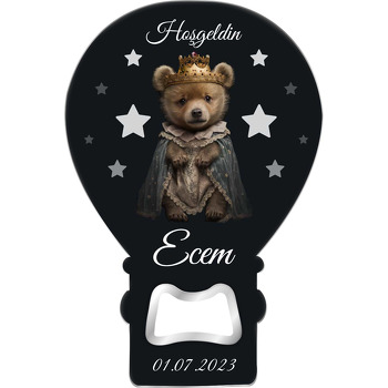 Kraliçe Ayı ile Yıldızlar Temalı Balon Magnet Açacak