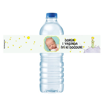 Küçük Prens Klasik Temalı Su Şişesi Etiketi