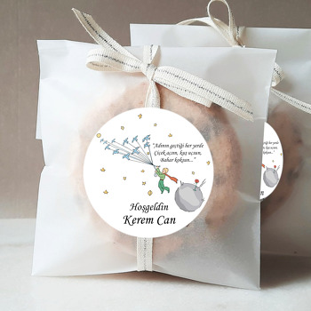Küçük Prens Kuşlarla Uçuyor Temalı Sticker