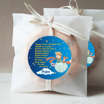 Küçük Prens Lacivert Temalı Sticker