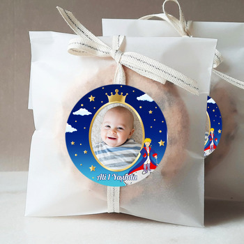 Küçük Prens Taçlı Temalı Resimli Sticker