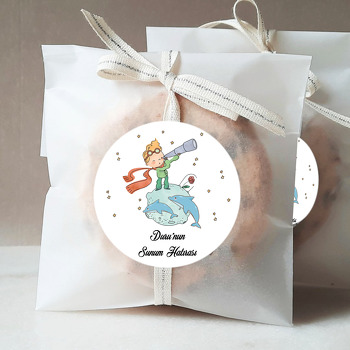 Küçük Prens Ve Yunuslar Temalı Sticker