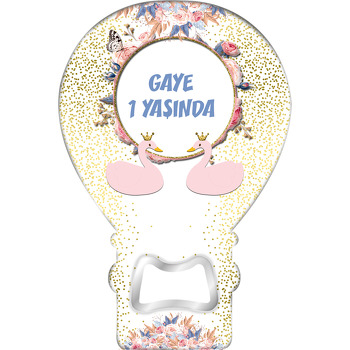 Kuğu Temalı Balon Magnet Açacak