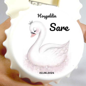 Kuğu Temalı Kapak Şeklinde Magnet Açacak