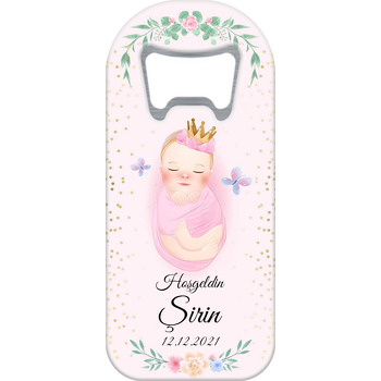 Kundakta Bebek ile Pembe Temalı Uzun Magnet Açacak