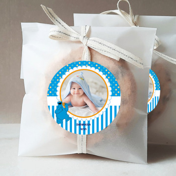Kurabiye Canavarları Temalı Resimli Sticker