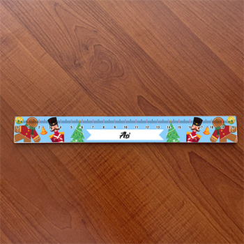 Kurşun Asker Mavi Fon Temalı Hediyelik Cetvel