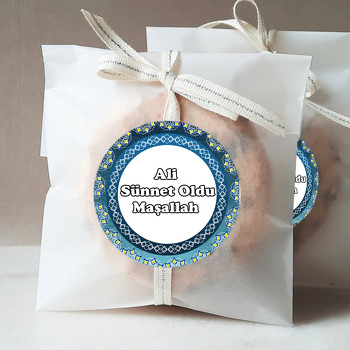 Lacivert Sünnet Temalı Sticker
