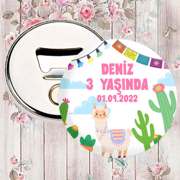 Lama ile Kaktüsler Temalı Magnet Açacak