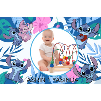 Lilo ve Stic Günü Hediyelik Magnet