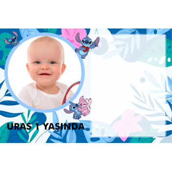 Lilo ve Stiç Temalı Magnet Notluk