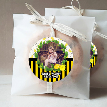 Limon 2 Temalı Resimli Sticker