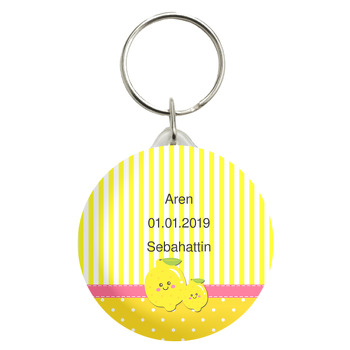 Limon Temalı Anahtarlık