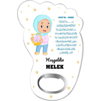 Lirli Kız ile Ayetel Kursi Temalı Ayak İzi Magnet Açacak
