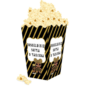 Lol Süpriz Gold Temalı Popcorn Kutusu