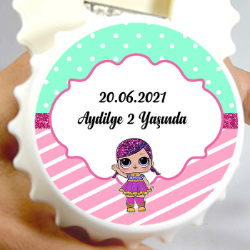 Lol Surprise Super BB Temalı Kapak Şekilli Magnet Açacak