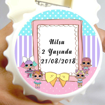 Lol Sürpriz Bebek Temalı Kapak Şekilli Magnet Açacak