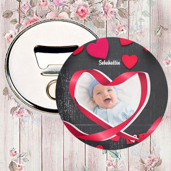 Love Kurdele Kalpli  Magnet Açacak