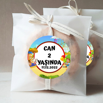 Lunapark Temalı Sticker