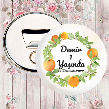 Mandalina Temalı Magnet Açacak