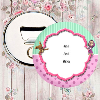 Maşa İle Koca Ayı Temalı Magnet Açacak