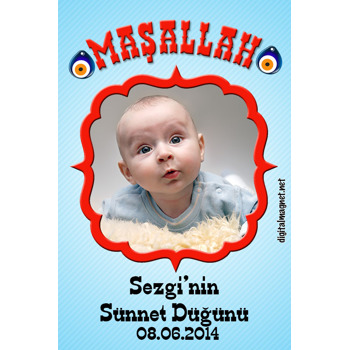 Maşallah Temalı Sünnet Magneti