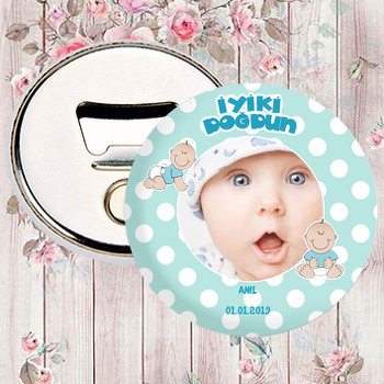 Mavi Bebek Temalı Magnet Açacak