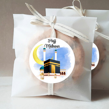 Mekke ile Kabe Temalı Sticker