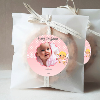 Melek Temalı Resimli Sticker