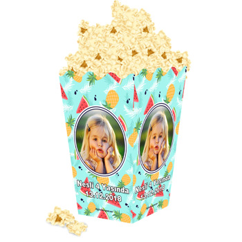 Meyve Temalı Popcorn Kutusu