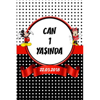 Mickey Mouse Temalı Afiş