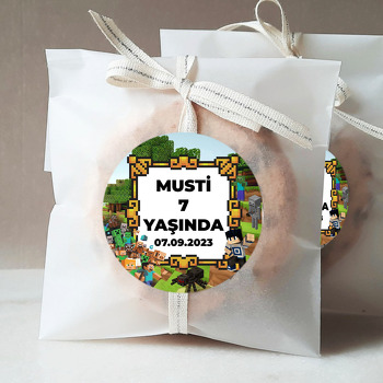Minecraft Dünyası Temalı Sticker