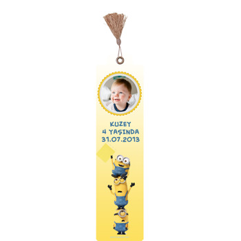 Minion 2  Temalı Kitap Ayracı