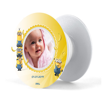 Minion 2 Temalı Resimli Pop Socket Telefon Tutucu