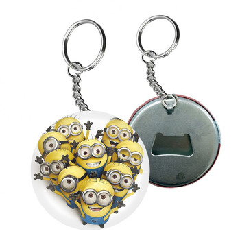 Minion Temalı Arkası Açacak Anahtarlık