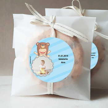 Miniş Ayı Temalı Bebek Sticker