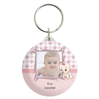 Miniş Bebek Temalı Hoşgeldin Bebek Anahtarlık