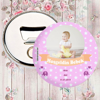 Miniş Fil 2 Temalı Hoşgeldin Bebek Magnet Açacak